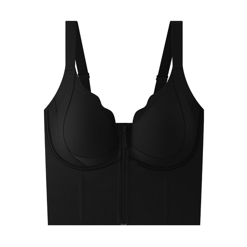 Women's Seamless Lift Bra with Front Zipper, Anti-Sagging Support, Sports Shaping Vest - No Additional Bra Needed