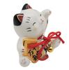 Maneki Neko (winkende Katze) Figur mit Kissen, perfekt für Glück, Wohlstand, geschäftlichen Erfolg, Geschäftseröffnungen und mehr. Glückverheißend