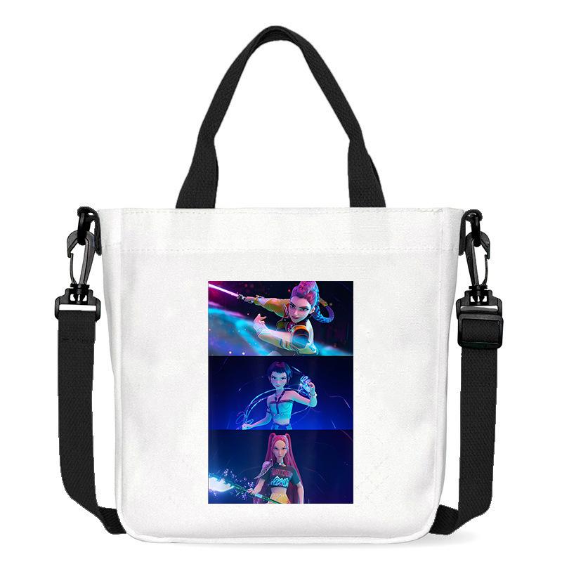 KPop Demon Hunters Anime Women's Crossbody Pouch Aesthetics KPop Demon Hunters Shoulder Bags Korean Fashion Messenger Pouch