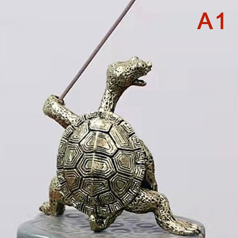

Мини-металлическая палочка для благовоний в форме черепахи, держатель для палочки из сандалового дерева, забавные держатели для благовоний в форме животных, домашний декор A1