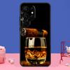 Cigar and Whiskey Case For Samsung Galaxy S24 S23 S22 Ultra S20 S21 FE Note 20 S8 S9 S10 Note 10 Plus Cover