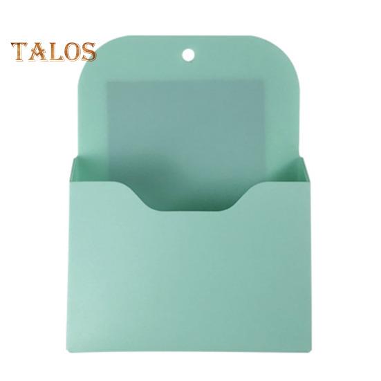 Magnetic File Holder Storage Box Solid Color Large Capacity Full Size Magnetic Pocket Wall Hanging File Organizer
