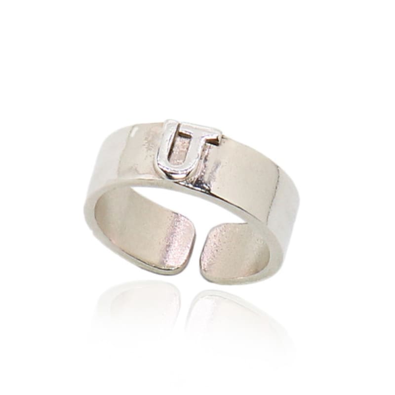 UNI.J [Ir247]Signature Silver Ring