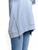 Women's Sweatshirt with Hood Cotton Fashionable Oversize Soft MORAJ S BLUE
