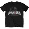 Men's Pantera Snake Logo Slim Fit T-shirt X-Large Black