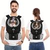 Hund Schulterträger Rucksäcke Bequemer Hunde Frontrucksack Haustier Welpen Tragetaschen für Radfahren Wandern Camping Hundetransporttasche