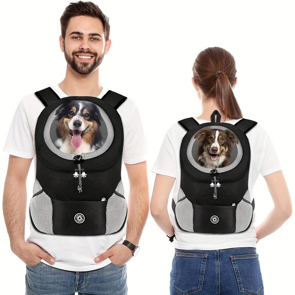 Hund Schulterträger Rucksäcke Bequemer Hunde Frontrucksack Haustier Welpen Tragetaschen für Radfahren Wandern Camping Hundetransporttasche
