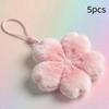 1/3/5Pcs Bag Pendant Plush Cherry Blossom Doll Keychain Healing Series Decorative Hanging Ornament For Girlfriend Gift