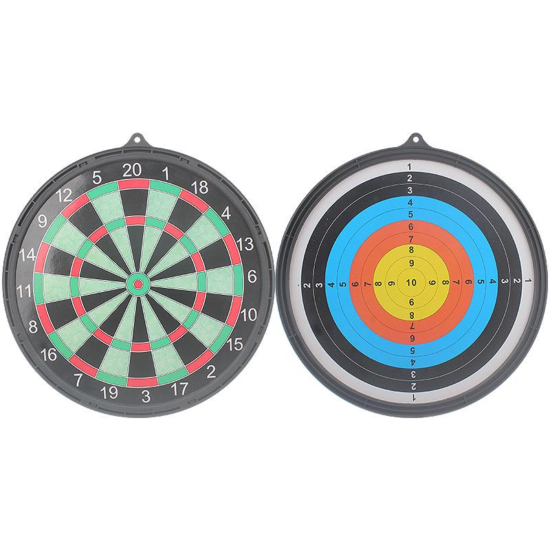 Dual-Sided Magnetic Dartboard Set with Magnetic Darts for Indoor Entertainment
