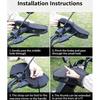 1pair Summer Motorcycle Handlebar Muffs Sun Protection Gloves Breathable Waterproof Oxford Cloth Mesh Riding Motorcycle Gloves