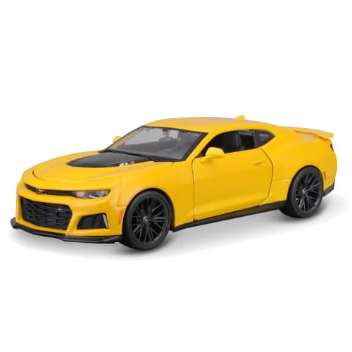 

Maisto 1/24 scale diecast model of the 2017 Chevrolet Camaro ZL1 in Yellow (product number 31512 YL)