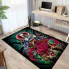 Evil Clown Horror Art Carpet For Playroom Bedroom Living Room Sofa Home Decorkids Game Area Rug Nonslip Floor Mat