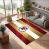 Tappeto in Velluto di Cristallo Kansas City Chiefs Morbido Anti?Tappetino Antiscivolo Comodo per Casa Soggiorno Camera da Letto Tappeto Decorativo