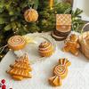 Cute Gingerbread Man Christmas Garland Ornament Festive Hanging Decor New Year Festive Accessory Christmas Decorations