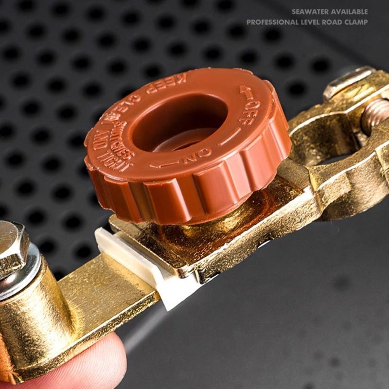 Universal Battery Isolator Top Post Battery Disconnect Switch Quick Disconnect Battery Shut Off Switch for Truck