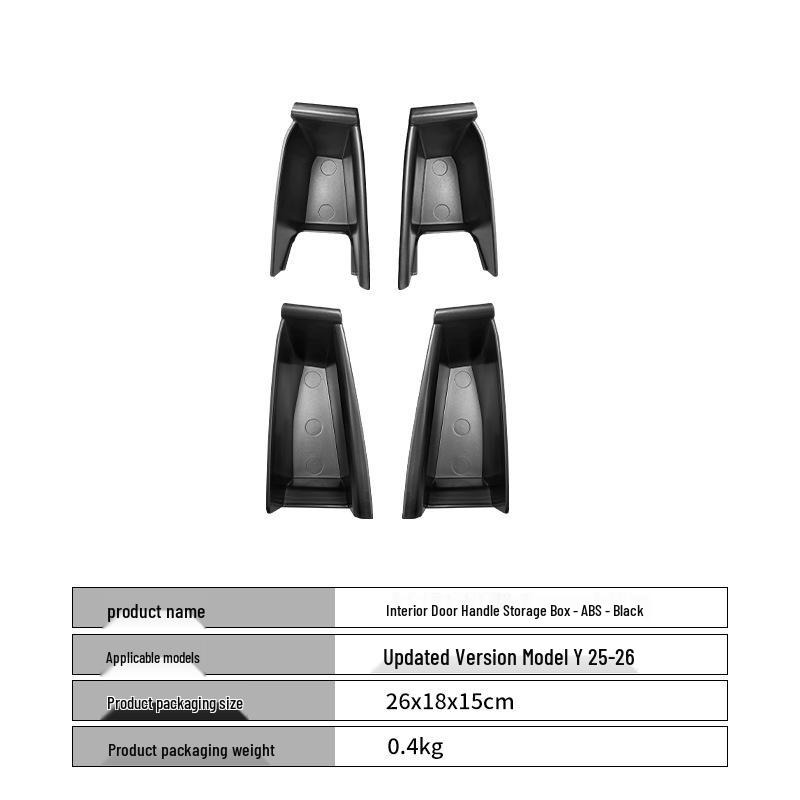 

Tesla Model Y Interior Door Handle Organizer Box No Specifications