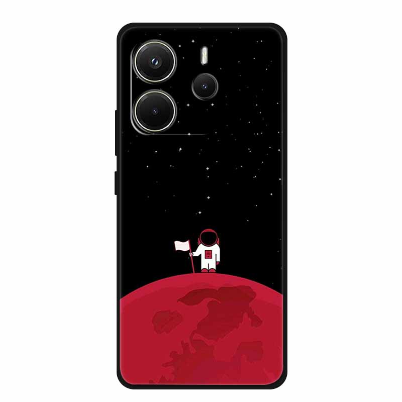Für Xiaomi Redmi Note 14 4G Global Hülle Luxus TPU Weiches Silikon Cover Handyhüllen für 24117RN76G Schutz Neu Bumper Funda