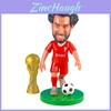 Set Figurine Jucători Fotbal Cupa Mondială PVC cu Trofee Pentru Fanii Fotbalului