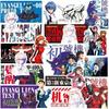 75pcs Evangelion EVA Rei Asuka Stickers Anime Cool Cartoon Decals DIY Water Bottle PVC Waterproof Skateboard Sticker Toys Gift