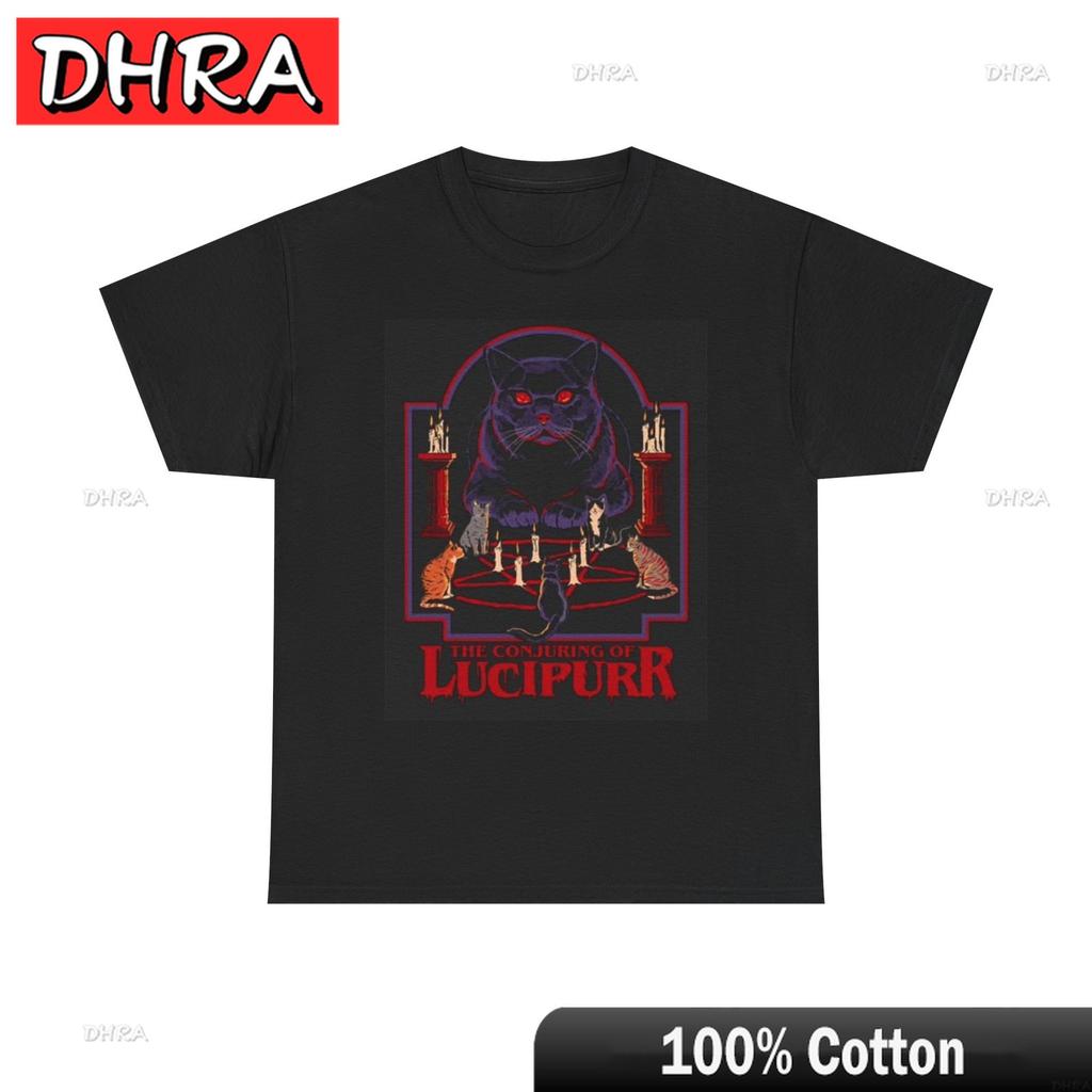 Conjuring of Lucifer Cat Graphic T Shirt Hilarious Kitten Jokes Unisex Streetwear Clothing Urban Modern Bold Tops TShirt