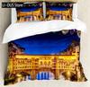Italy Duvet Cover Queen/King/Full Size For Kids Adult Microfiber Italian Rome Venice Pisa Tower Tuscany Pizzas View Bedding Set