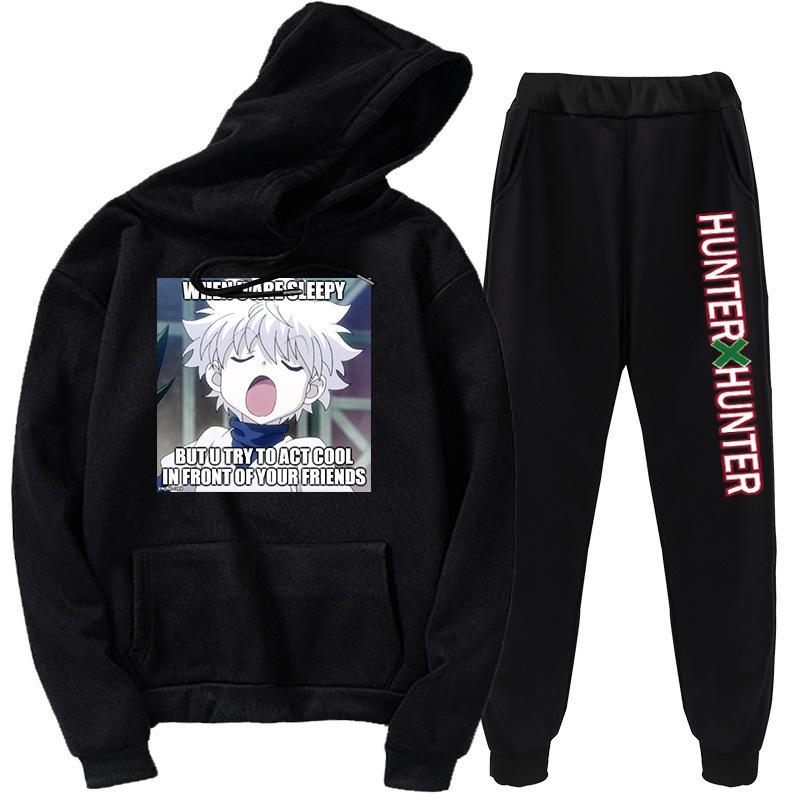 Fullmetal Alchemist Cartoon Hoodie Sweatshirt Set