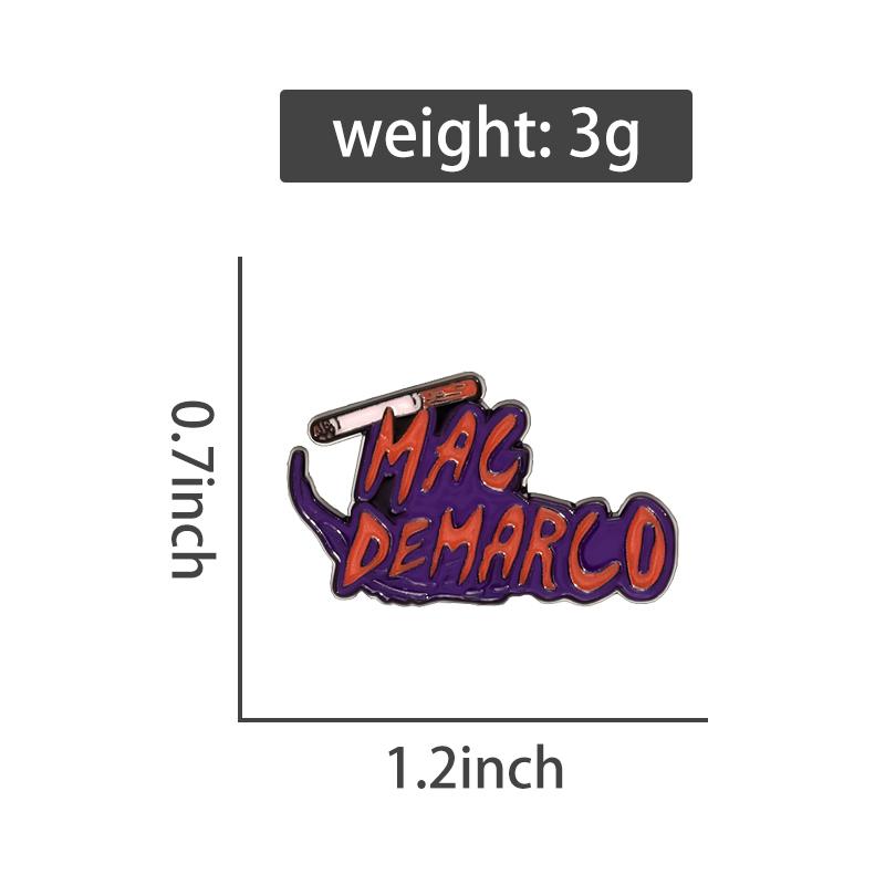 Famous Singer Enamel Pins Custom Brooches Lapel Badges Clothes Funny Jewelry Gift for Fans Friends