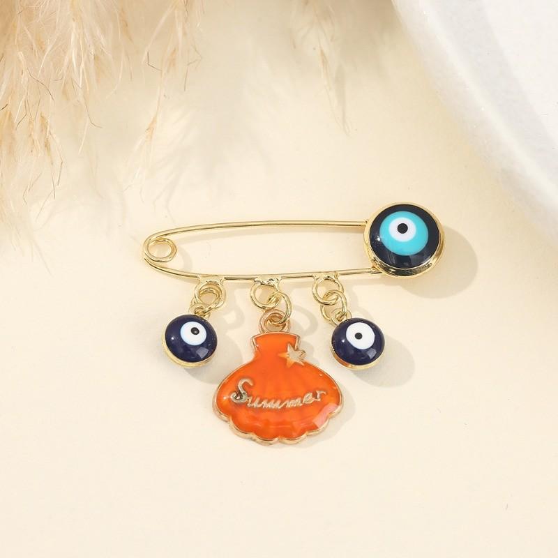 Yutsai Korean Style Cartoon Cute Expression Brooch Zircon Alloy Brooch Pin Jewelry Gifts PD2304