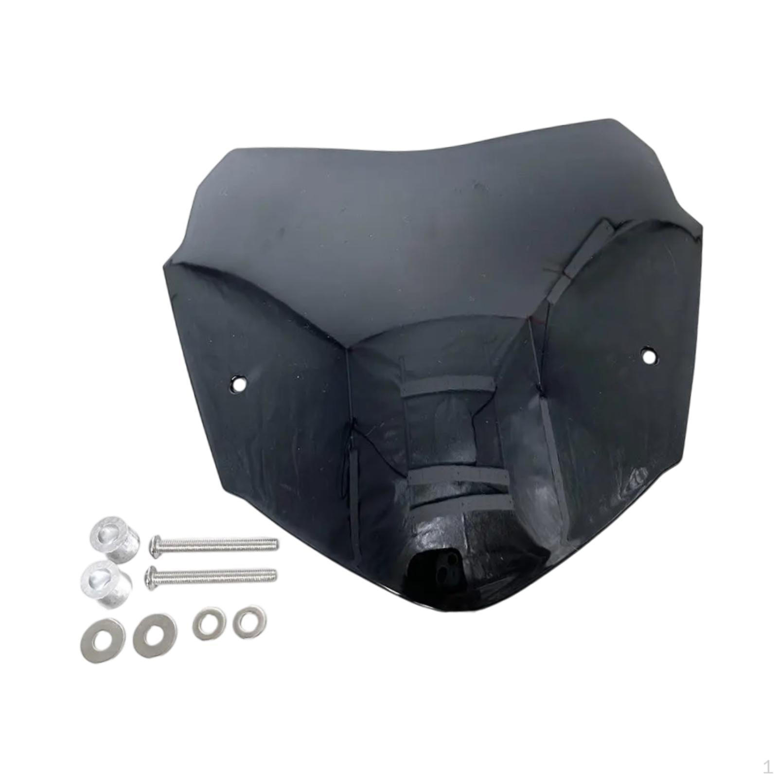 

Расширение Ветрового стекла Передний обтекатель Ветровое стекло ПК Стильные Мотоциклетные Запасные Аксессуары Прочные чёрный