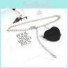 Metal Fashion Women Waist Chain With Detachable Heart Shaped Bag Pendant