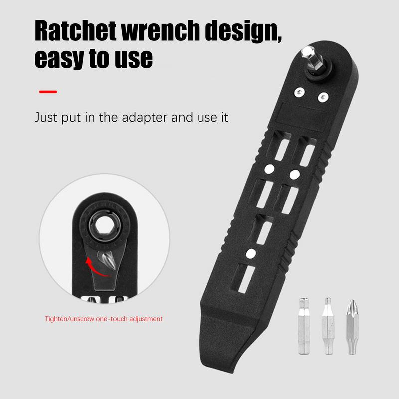 Mini Ratchet Wrench Bike Tire Lever Repairing Wrench Tool Bicycle Hex Spoke Allen Wrench Tire Lever Mini Pocket Tire Repair Tool