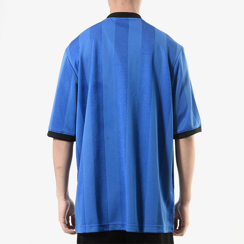 Adidas Creator Summer Soccer Crew Neck Short Sleeve Jersey Men Tops Blue DU2656