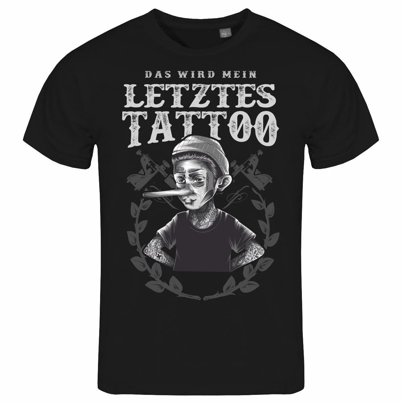 Mens T-Shirt This Will Be My Last Tattoo S to XXL Tattooed Lifestyle Inked 3XL