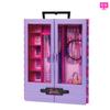 Barbie Barbie și Dulap Mov Set Păpușă și Modă Coordonații Variate [Păpușă de Îmbrăcat] [Păpușă și Accesorii] [de la 3 ani în sus] HJL66J