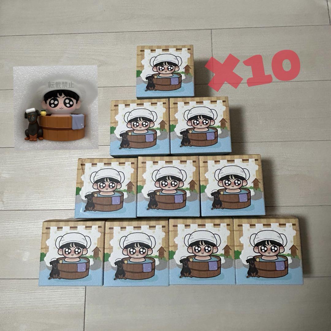 

[Б/У] BTS Чонгук Фигурки для купания 10 штук 2025 Моккуним Корейский JK