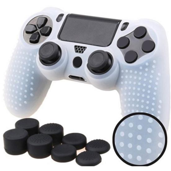 Soft Silicone Case Cover Thumb Grip Caps for PS4/PS4 Slim/Pro Game Controller