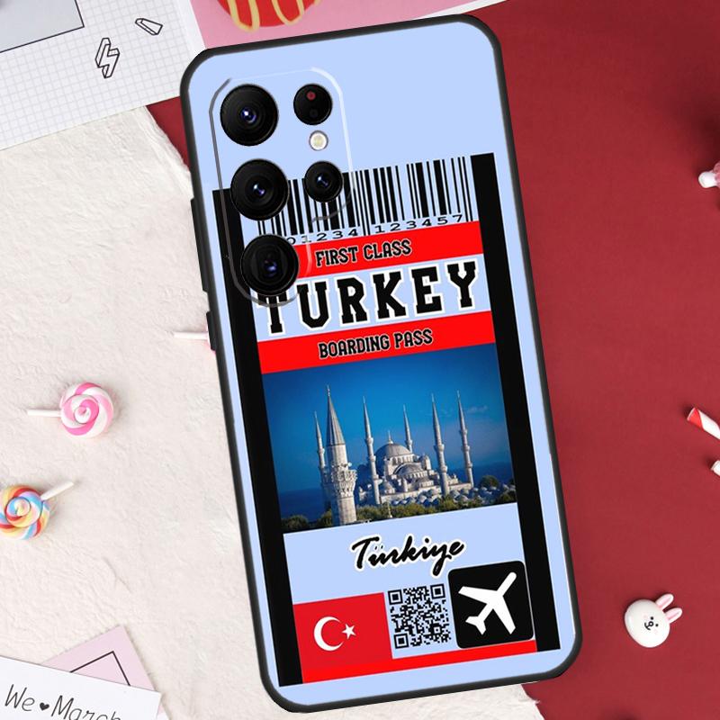 Turkey Flag Case For Samsung Galaxy S26 Ultra S23 S22 S21 S20 S24 S25 Ultra S10 Plus S25 FE Cover Shell