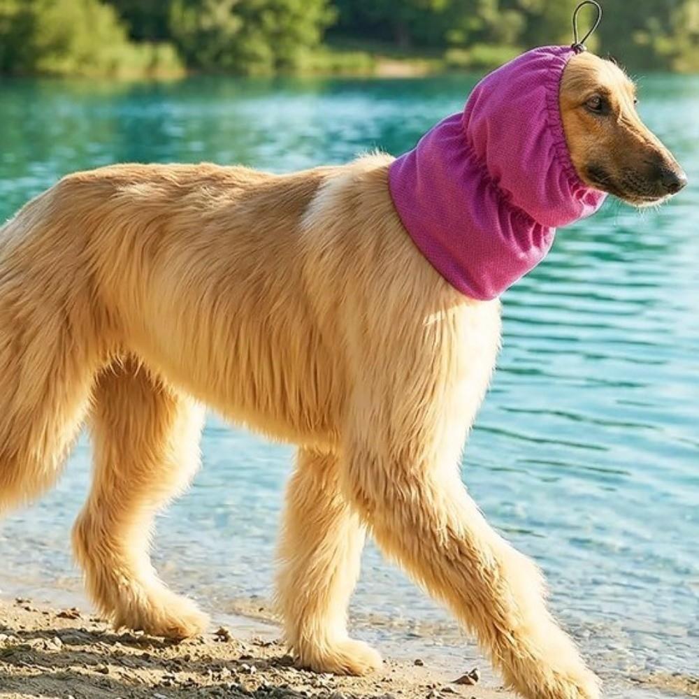Anti Insect Mosquito Pet Dog Earmuffs Quick Dry Dog Ear Cover Pet Snood  Dog Walking
