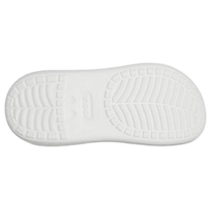 Crocs Crush Clog Sweetheart Princess EVA Exquisite Shine Versatile Hole Shoes Unisex Pink and White