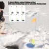 6pack Ice Fishing Gear with Durability Sleds Base and Fishing Flags for Enhances Outdoor Angling Experience