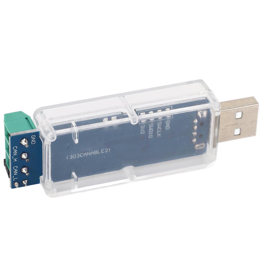 USB to CAN Bus Converter Adapter Non Isolated Chip 1M Baud Rate 3 Color LED Status Indicator USB to CAN Module