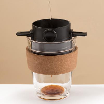 Foldable Portable Coffee Filter Coffee Maker Stainless Steel Drip Coffee Tea Holder Reusable Paperless Pour Over Coffee Dripper