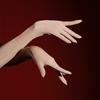 Ultra-Thin Glossy Silk Five-Finger Sensual Stockings, Fun Gloves, Lustless Shiny Silky Temptation For Sexy Women