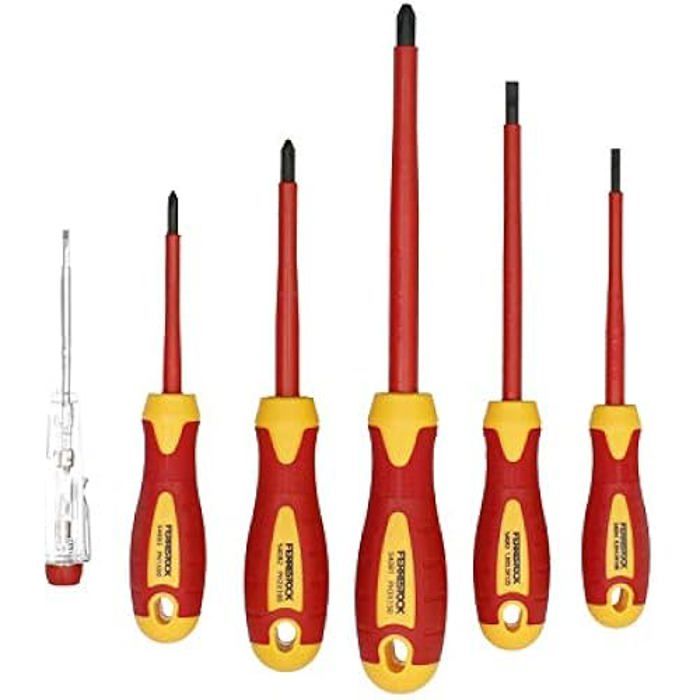 Tournevis - FERRESTOCK - FSKDES106 - Lot de 6 - Couleur Gris - Garantie 2 ans