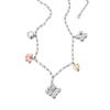 JeeMango Stainless Steel Shell Coral Starfish Pendant Bracelet for Women Personality 18K Gold Plated Ocean Style Jewelry B25134