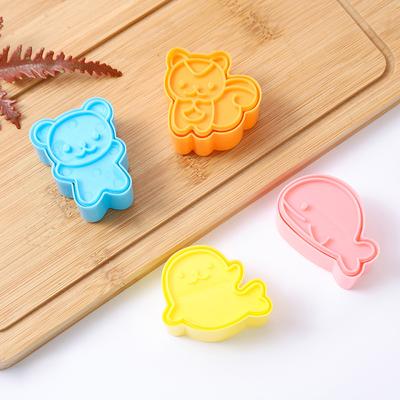 Baby Dolphin Baby Seal Squirrel Bear Mini Sandwich Press Mold Children's Cookie Mold Baking Tool