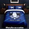 Sheffield Wednesday Design Bed Bedding Set 1 Duvet Cover + 2 Pillowcases Soft Breathable Household Bed Linens