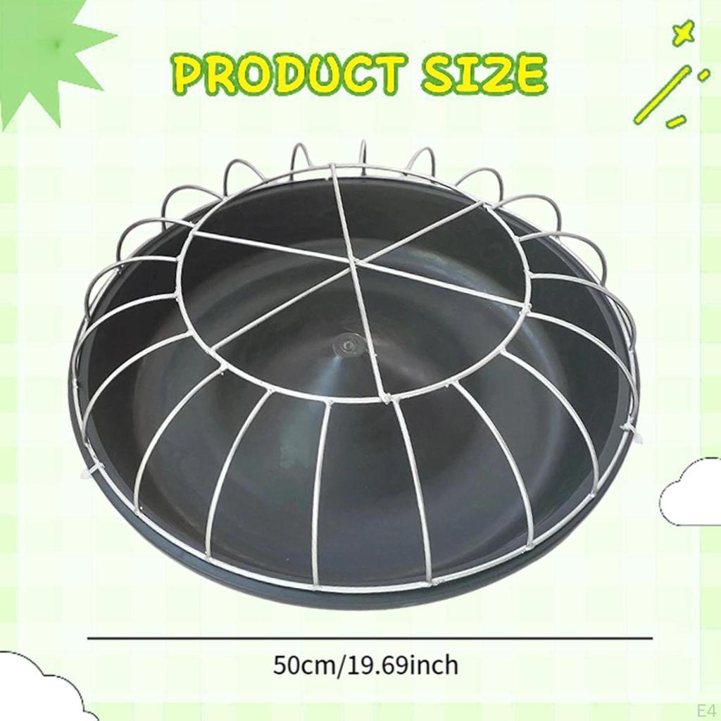 Chicken Feeder feed Bucket Animal Husbandry Supplies Farm Portable Dispensing Tray Goose