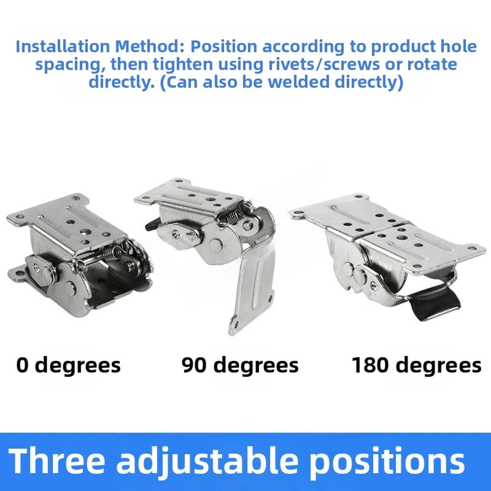 180-Degree Rotation Folding Hinge Heavy Duty Hinge Locking Mechanism