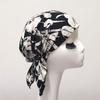 White Pirate Tricorne Bandana Chemotherapy Cap - Thin, Breathable, Adult Headwrap